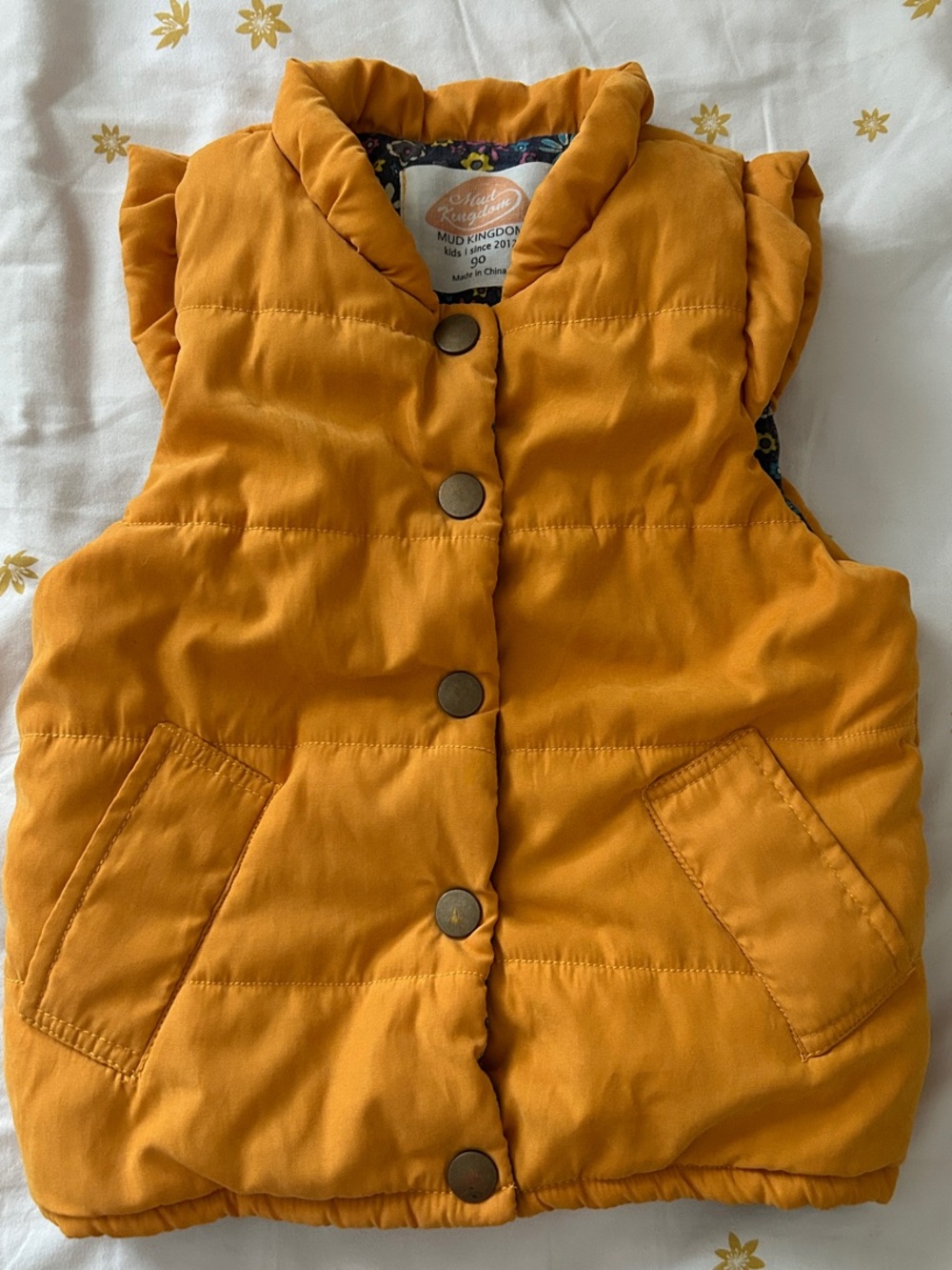 Mud Kingdom Quilted Vest- 2T
